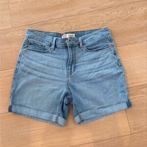 Signature Levi's Light Blue Jean Shorts for Women
